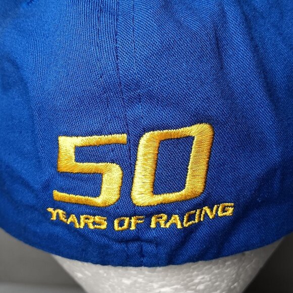 MOOG Cap L XL NASCAR Steering Suspension 50 Years Racing Blue Canvas Stretch - Picture 9 of 12